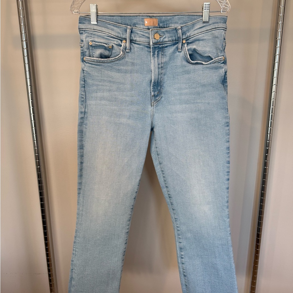 MOTHER The Insider Crop Step Fray - size 32